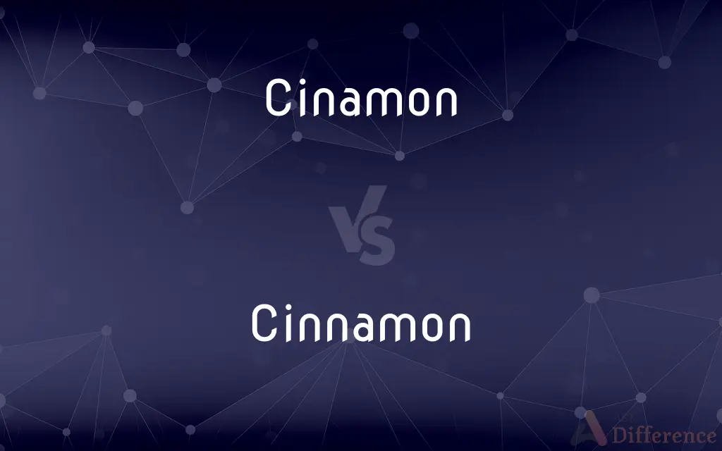 Cinamon vs. Cinnamon — Which is Correct Spelling?