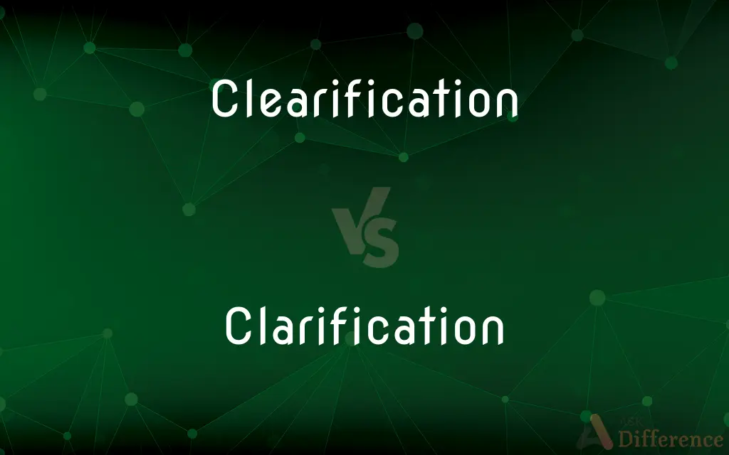 Clearification vs. Clarification — Which is Correct Spelling?
