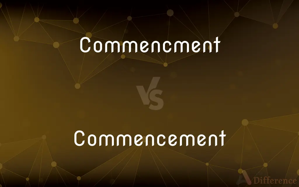 Commencment vs. Commencement — Which is Correct Spelling?