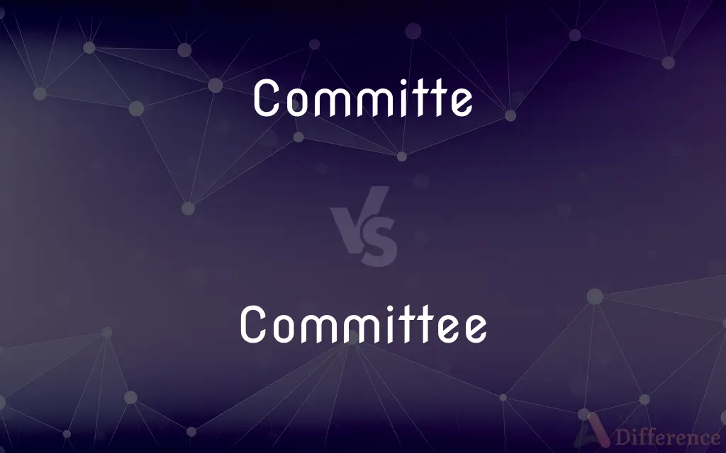 Committe vs. Committee — Which is Correct Spelling?