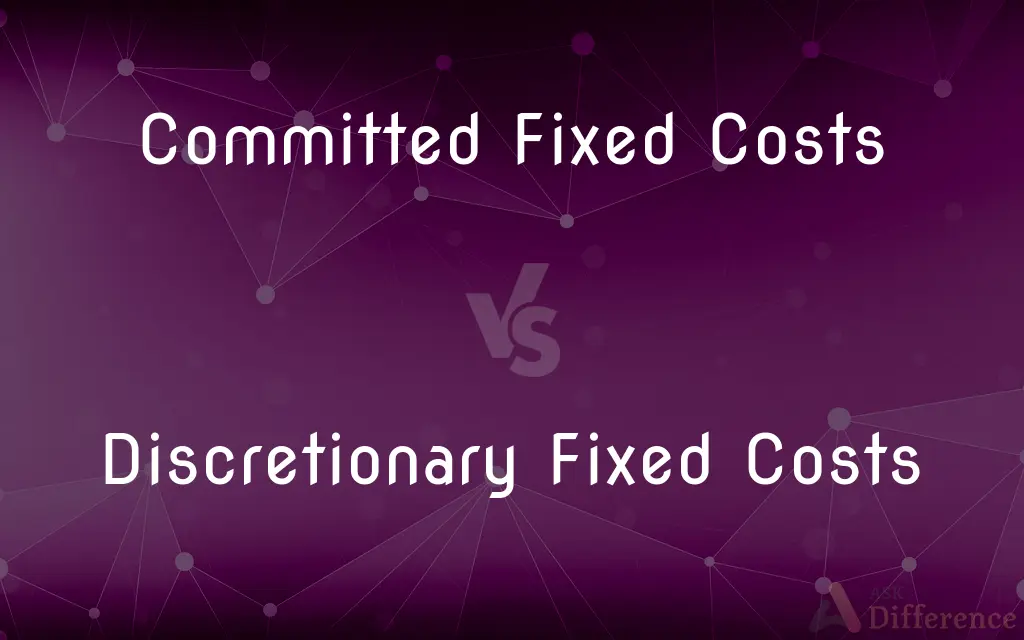 Committed Fixed Costs vs. Discretionary Fixed Costs — What's the Difference?