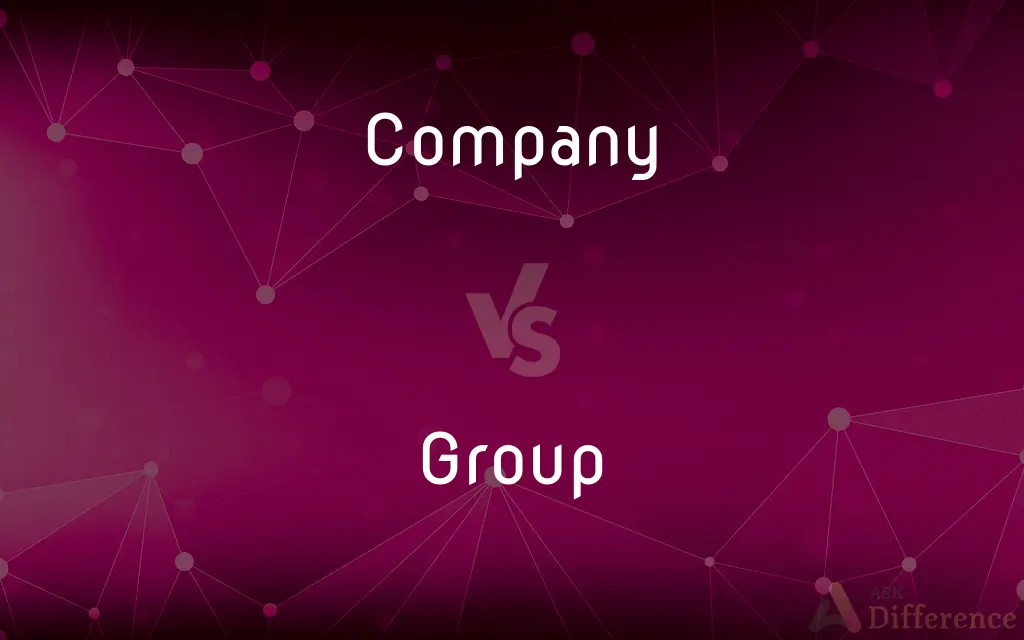 Company vs. Group — What's the Difference?