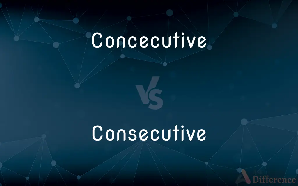 Concecutive vs. Consecutive — Which is Correct Spelling?