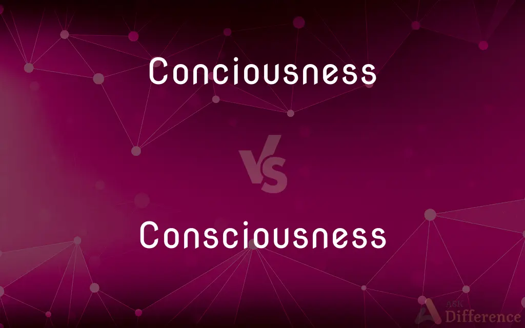 Conciousness vs. Consciousness — Which is Correct Spelling?