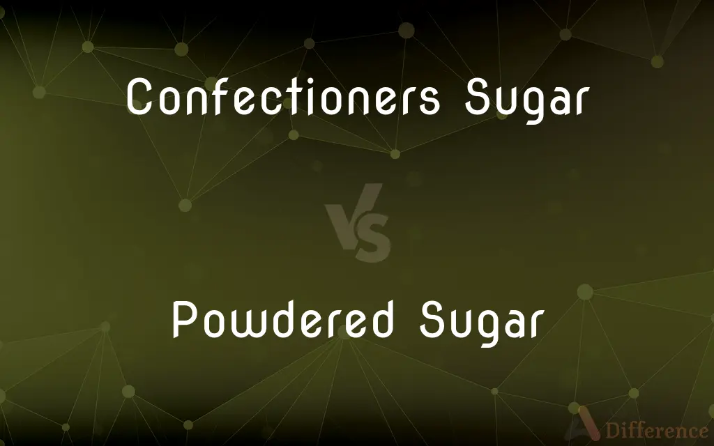 Confectioners Sugar vs. Powdered Sugar — What's the Difference?