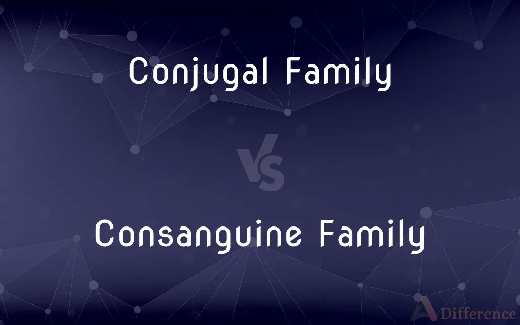 Conjugal Family vs. Consanguine Family — What's the Difference?