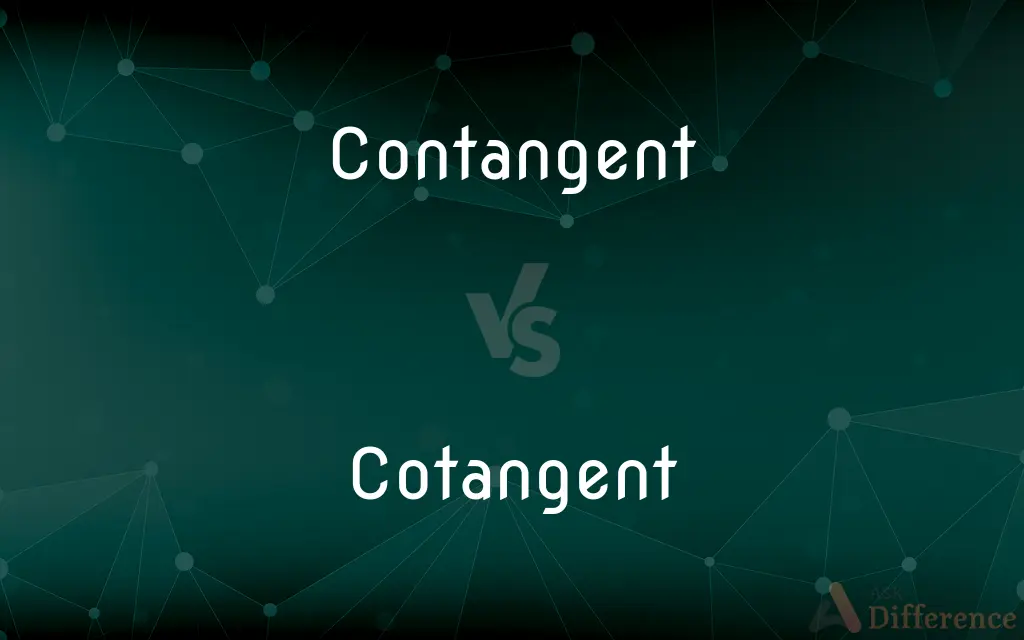 Contangent vs. Cotangent — Which is Correct Spelling?