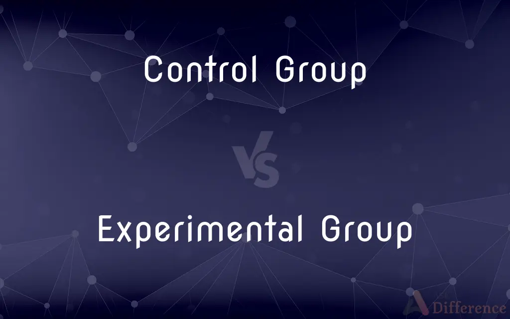 Control Group vs. Experimental Group — What's the Difference?