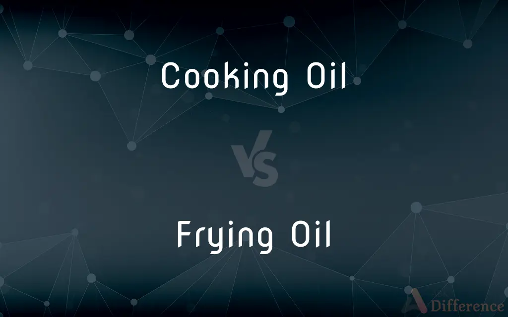 Cooking Oil vs. Frying Oil — What's the Difference?