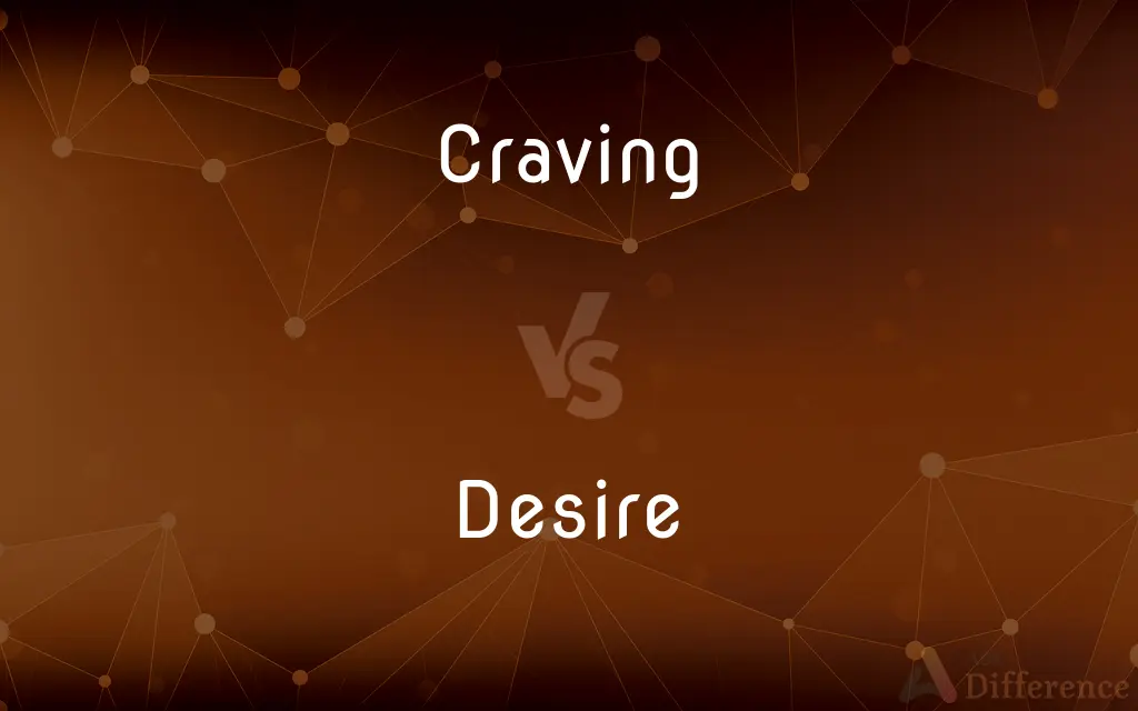 Craving vs. Desire — What's the Difference?