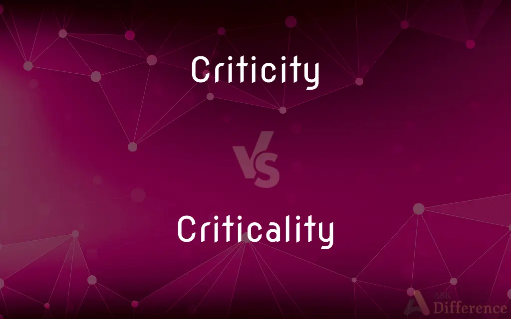 Criticity vs. Criticality — Which is Correct Spelling?