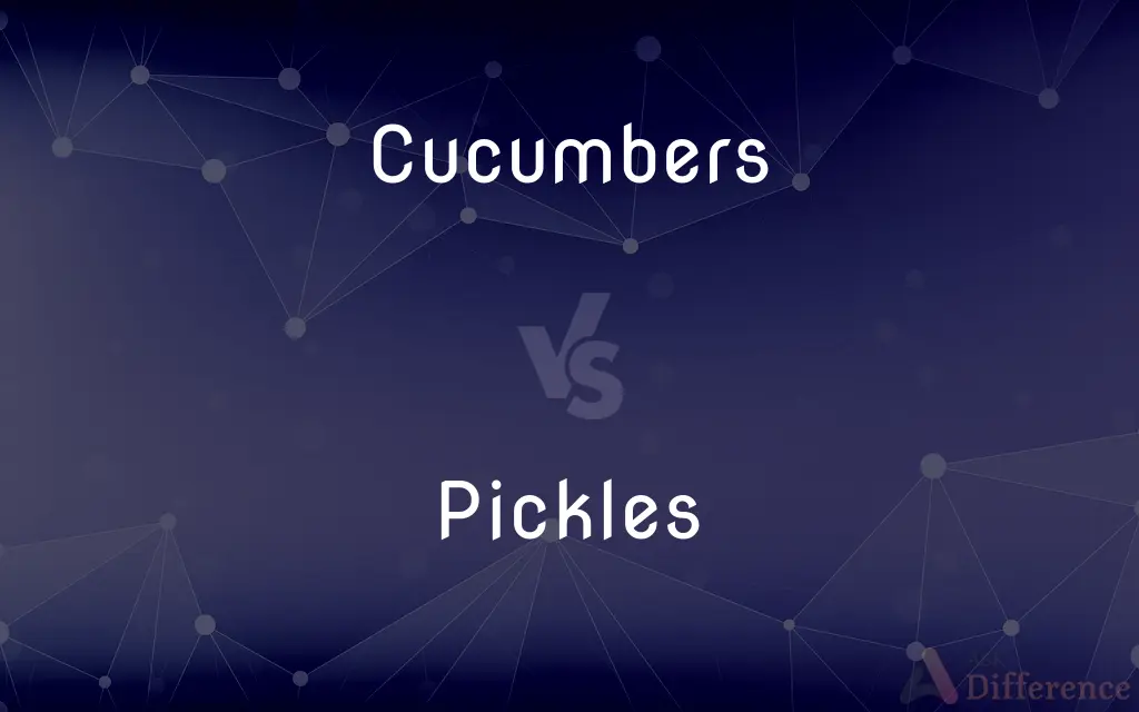 Cucumbers vs. Pickles — What's the Difference?