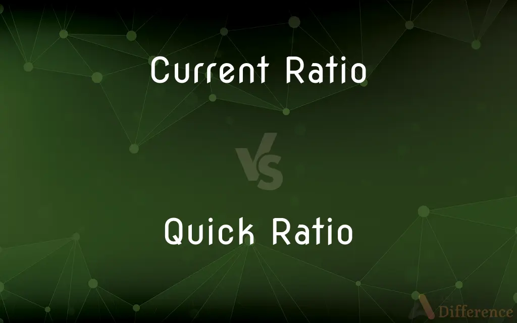 Current Ratio vs. Quick Ratio — What's the Difference?