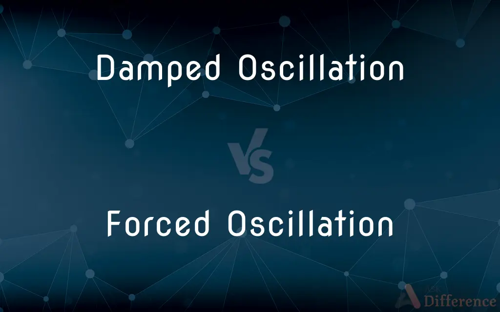 Damped Oscillation vs. Forced Oscillation — What's the Difference?