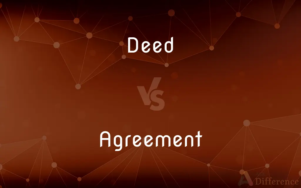 Deed vs. Agreement — What's the Difference?