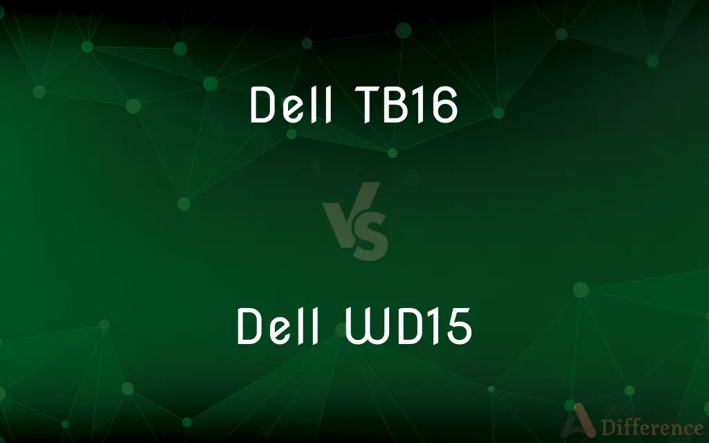 Dell TB16 vs. Dell WD15 — What's the Difference?