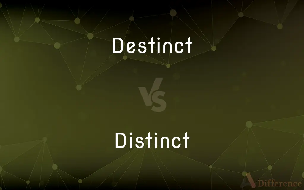 Destinct vs. Distinct — Which is Correct Spelling?