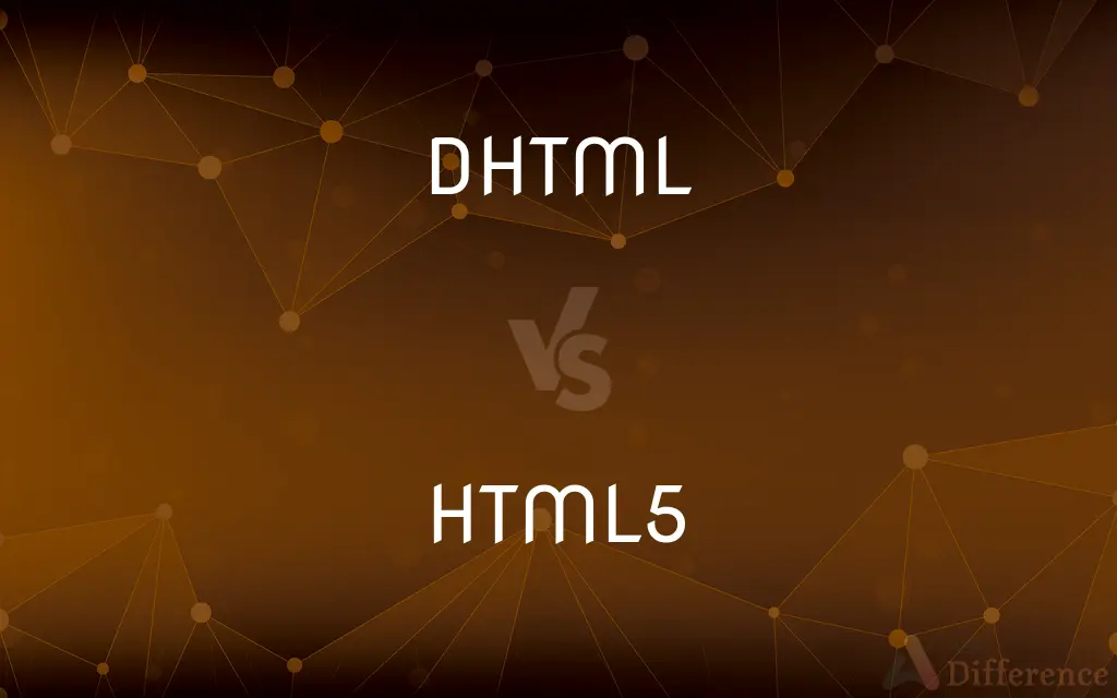 DHTML vs. HTML5 — What's the Difference?