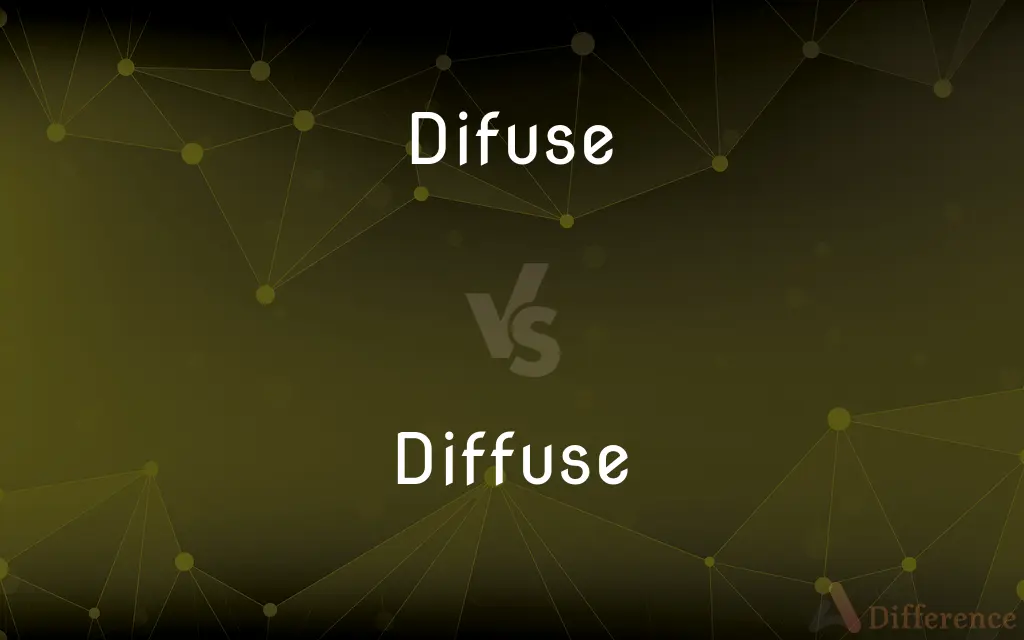Difuse vs. Diffuse — Which is Correct Spelling?