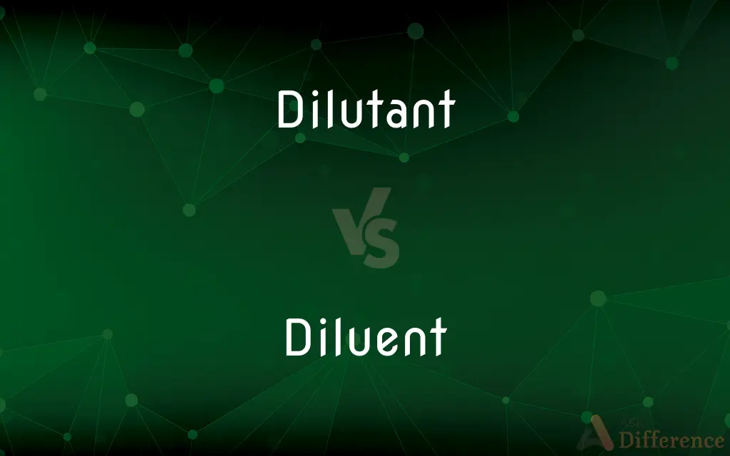 Dilutant vs. Diluent — Which is Correct Spelling?