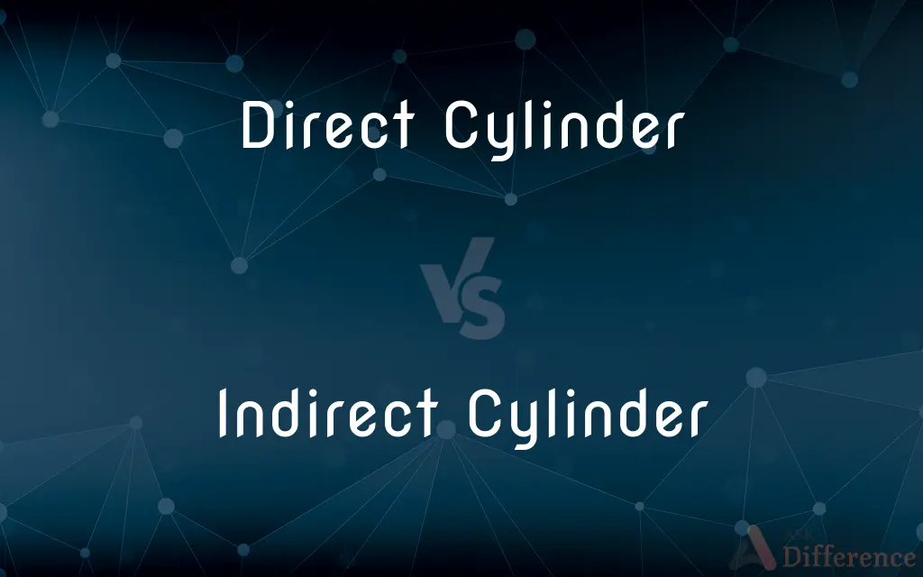 Direct Cylinder vs. Indirect Cylinder — What's the Difference?