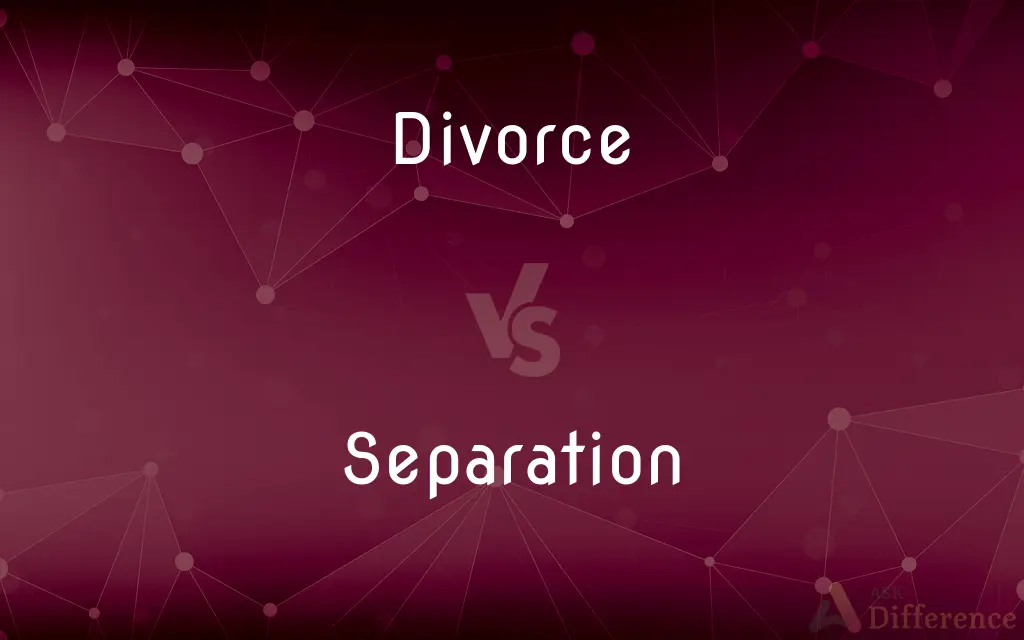 Divorce vs. Separation — What's the Difference?