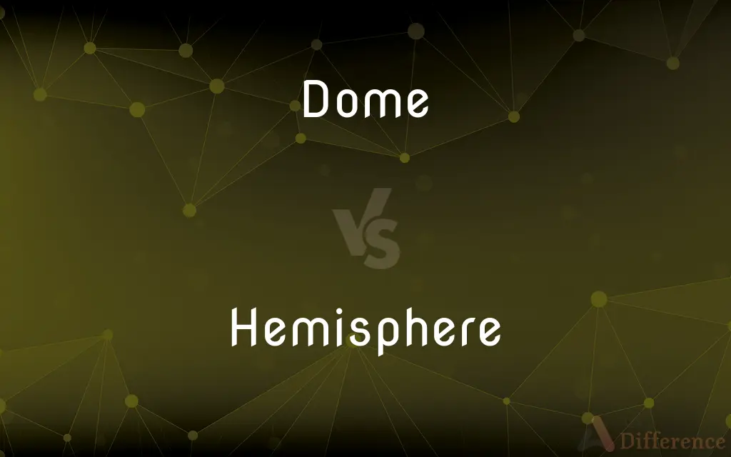 Dome vs. Hemisphere — What's the Difference?