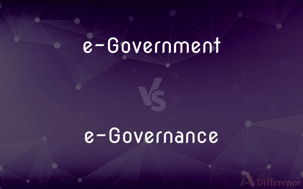 e-Government vs. e-Governance — What's the Difference?