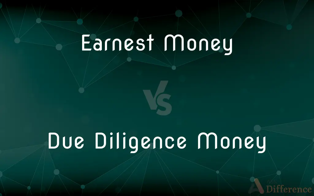 Earnest Money vs. Due Diligence Money — What's the Difference?