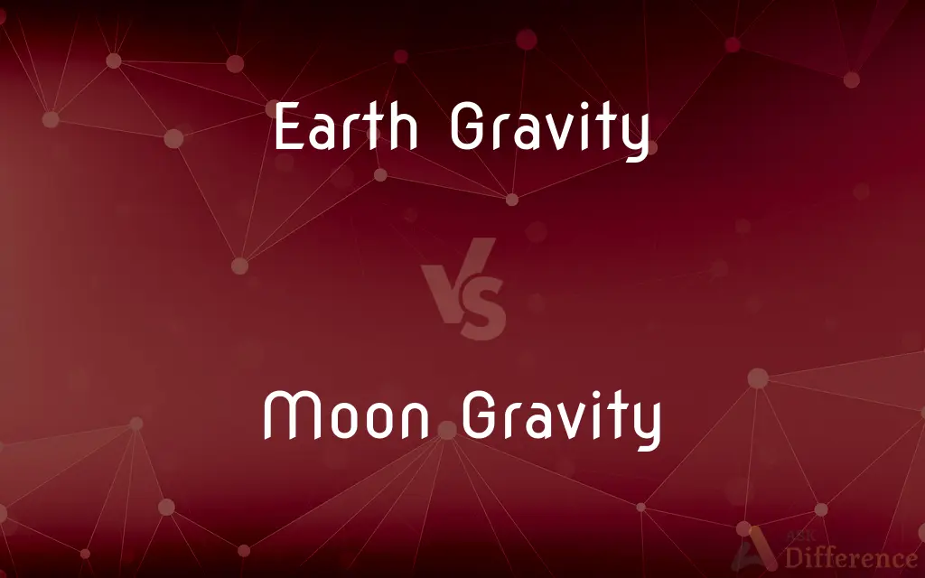 Earth Gravity vs. Moon Gravity — What's the Difference?