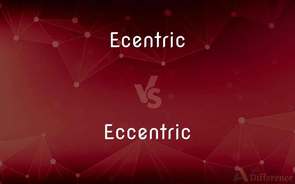 Ecentric vs. Eccentric — Which is Correct Spelling?