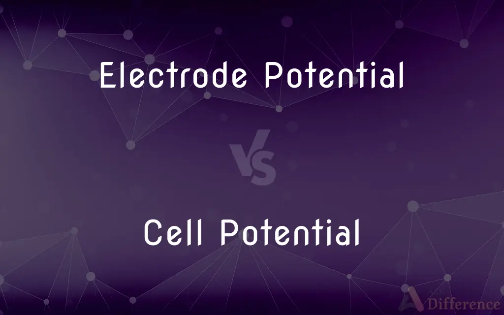 Electrode Potential vs. Cell Potential — What's the Difference?