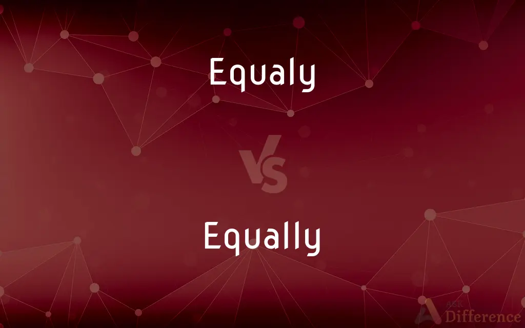 Equaly vs. Equally — Which is Correct Spelling?