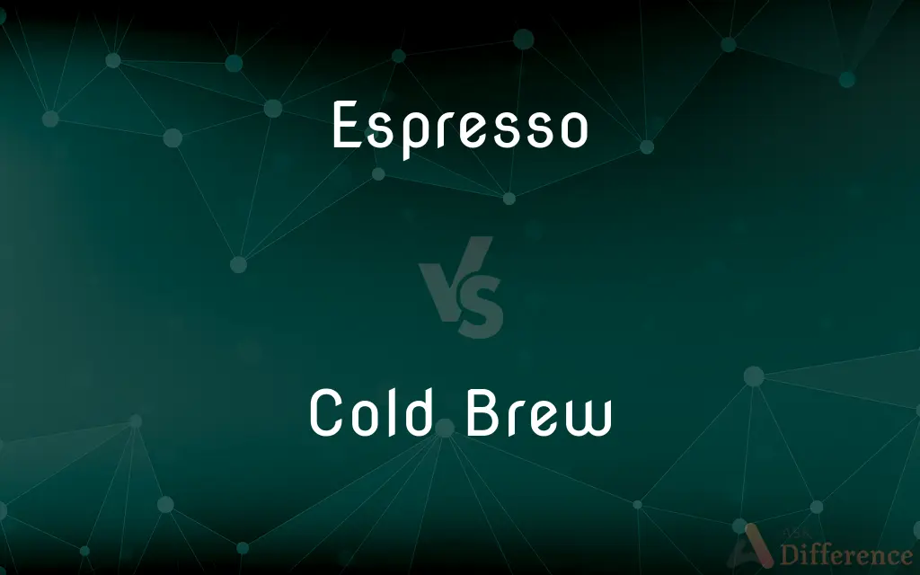 Espresso vs. Cold Brew — What's the Difference?