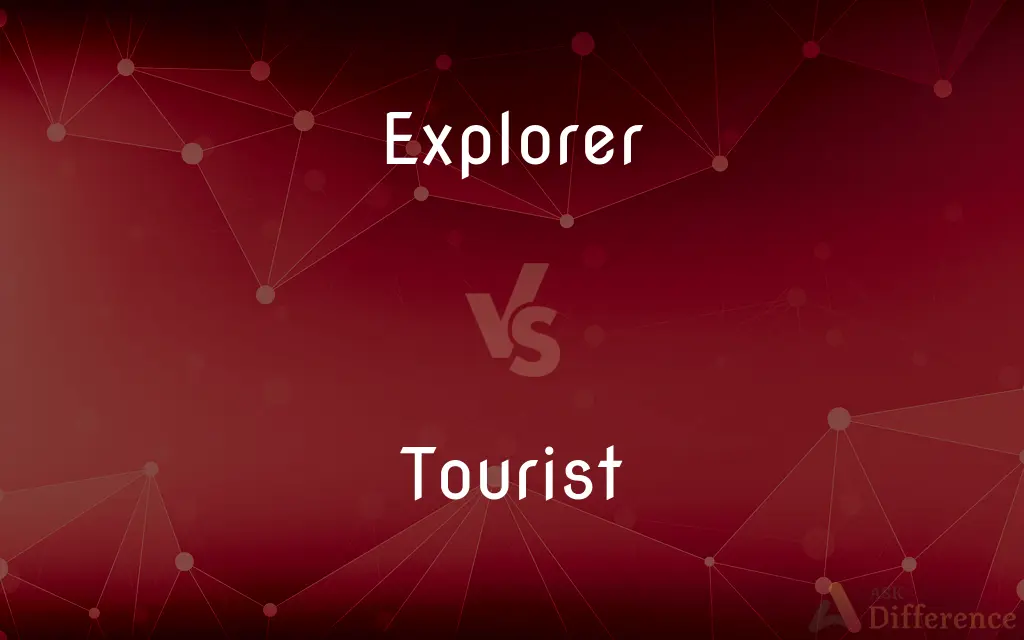 explorer tourist is