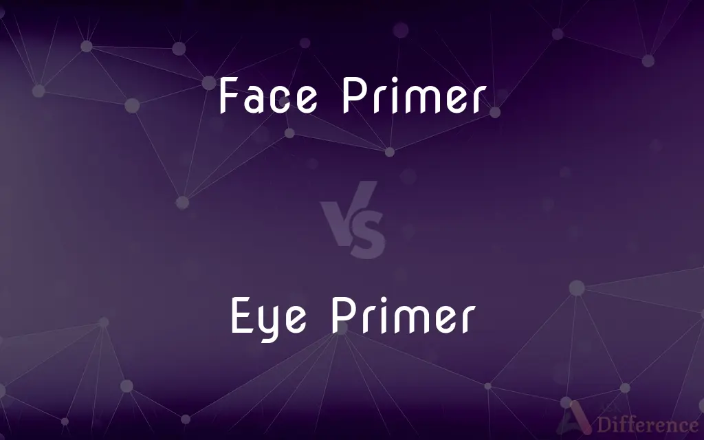 Face Primer vs. Eye Primer — What's the Difference?
