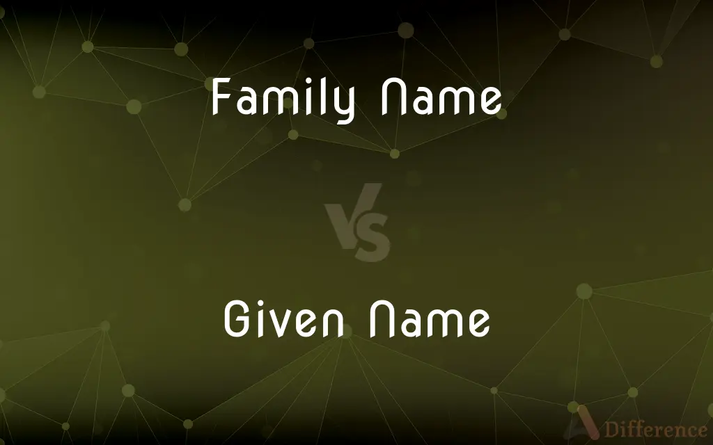 Family Name Vs Given Name What s The Difference 