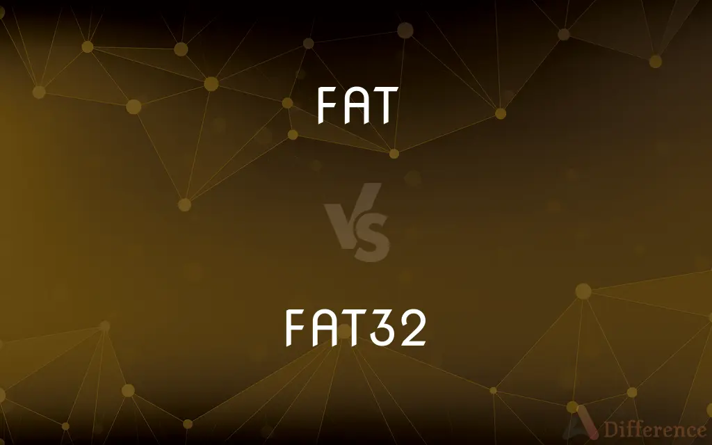 FAT vs. FAT32 — What's the Difference?