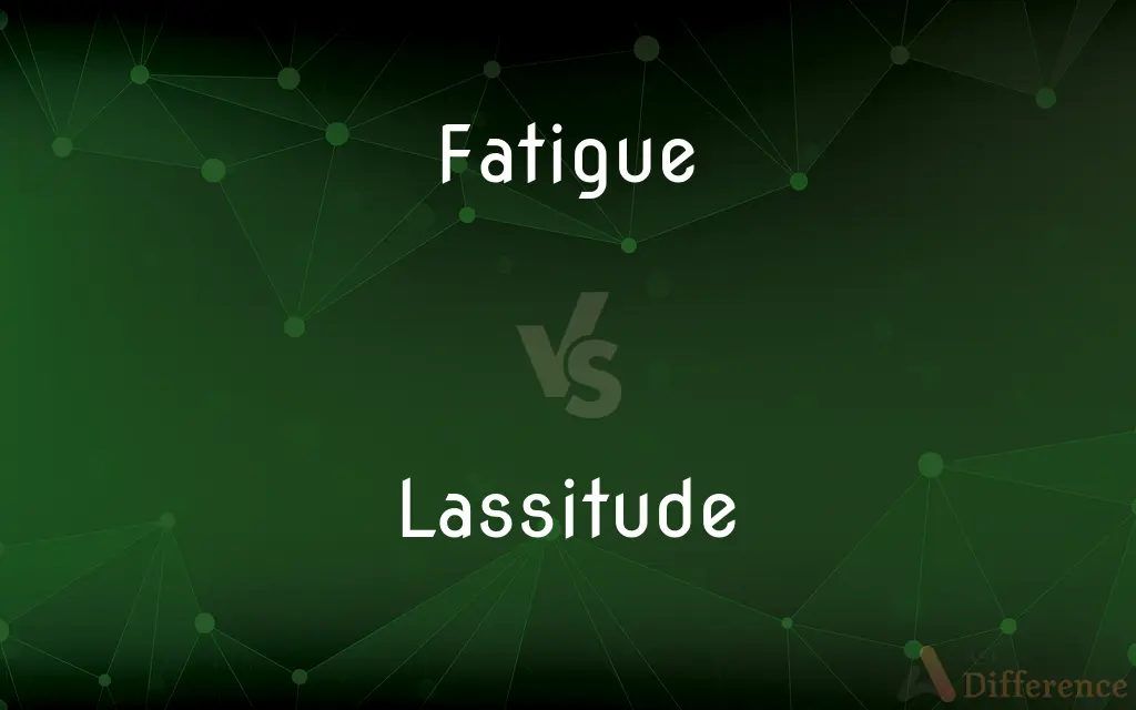 Fatigue vs. Lassitude — What's the Difference?