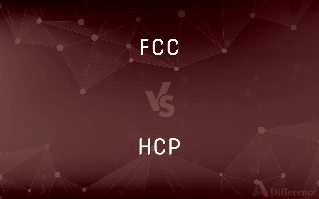 FCC vs. HCP — What's the Difference?