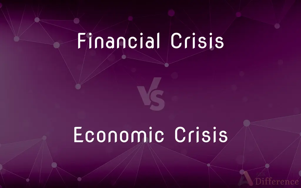Financial Crisis vs. Economic Crisis — What's the Difference?