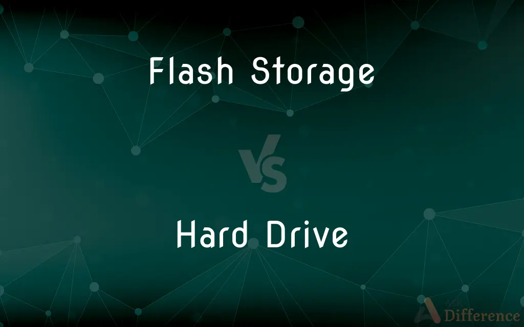 Flash Storage vs. Hard Drive — What's the Difference?