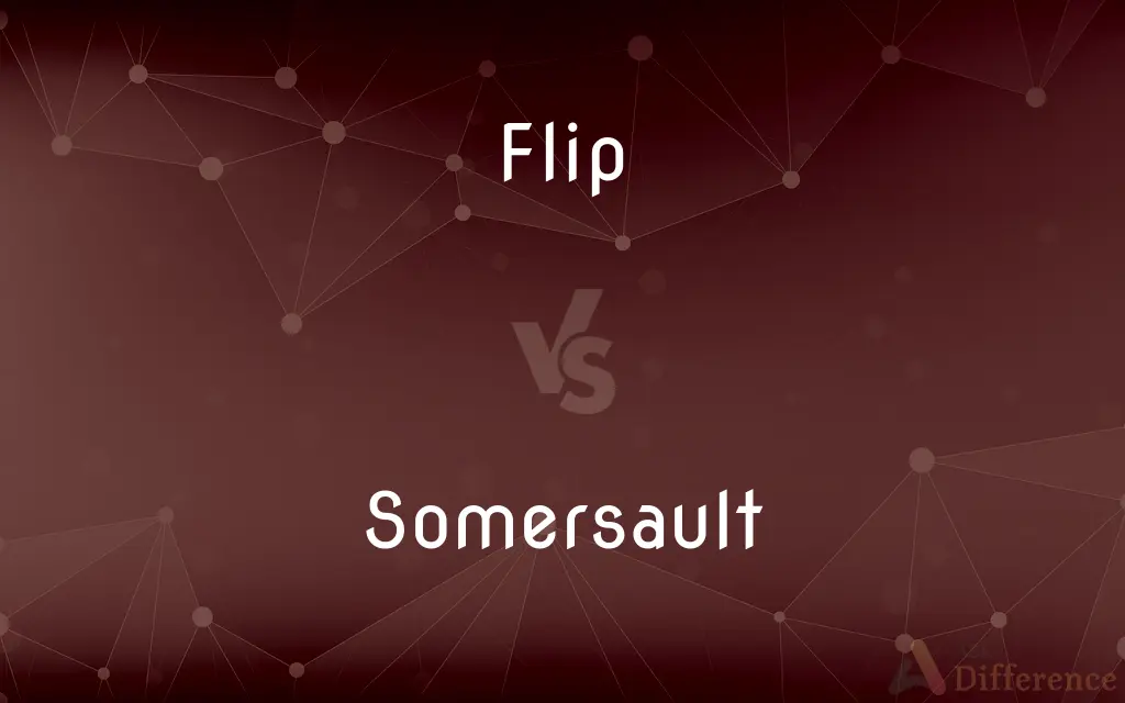 Flip vs. Somersault — What's the Difference?