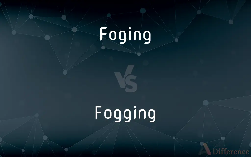 Foging vs. Fogging — Which is Correct Spelling?
