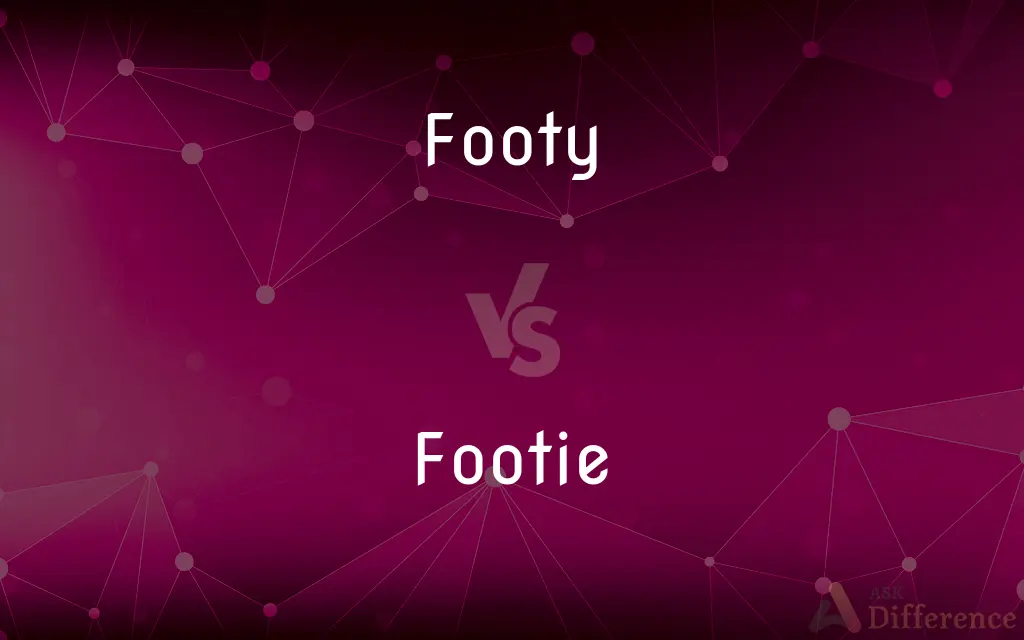 Footy vs. Footie — What's the Difference?