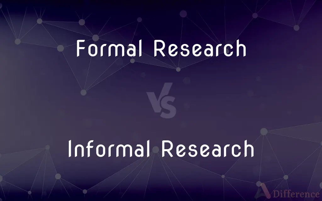 Formal Research vs. Informal Research — What's the Difference?