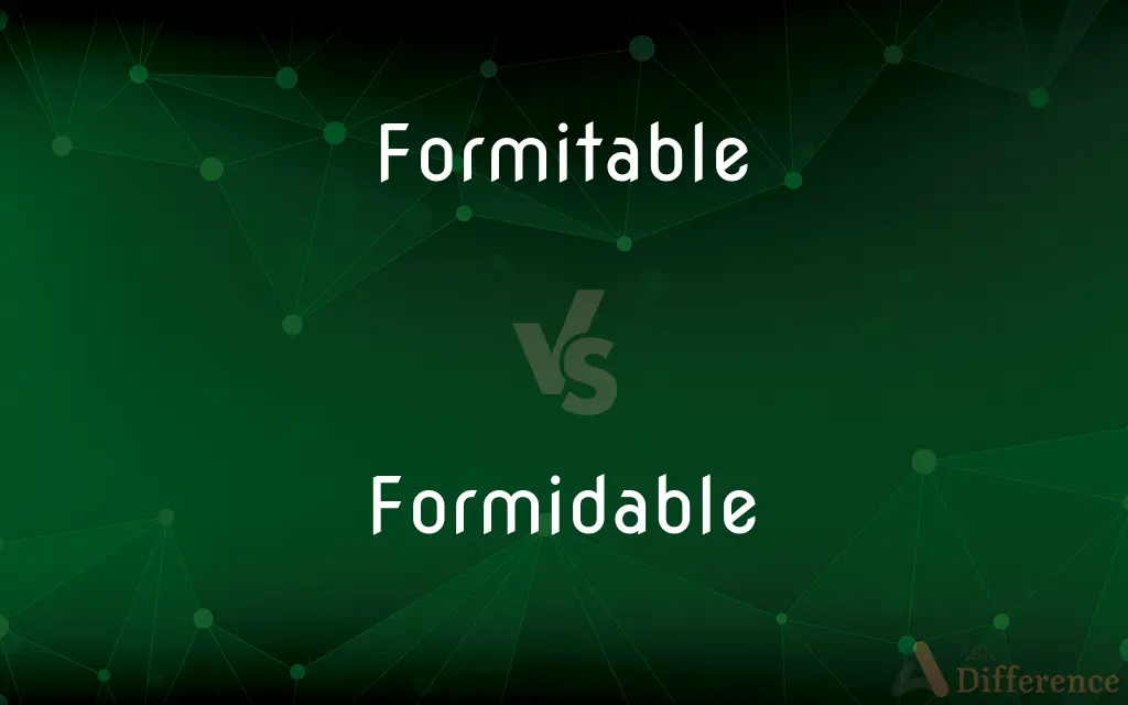 Formitable vs. Formidable — Which is Correct Spelling?