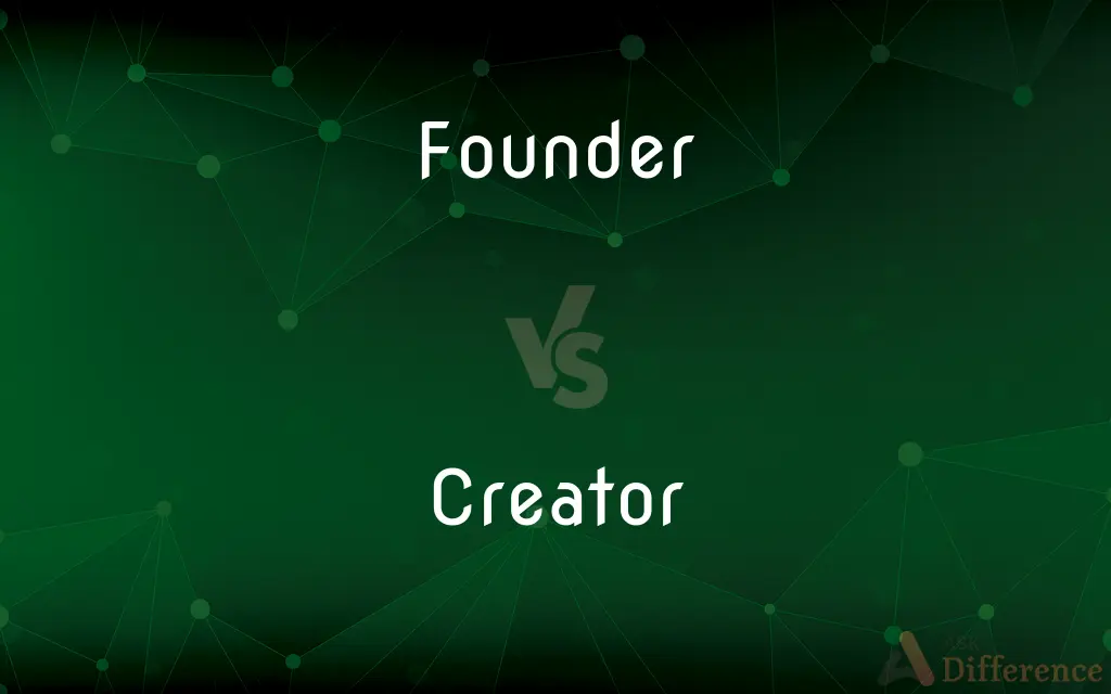 Founder vs. Creator — What's the Difference?