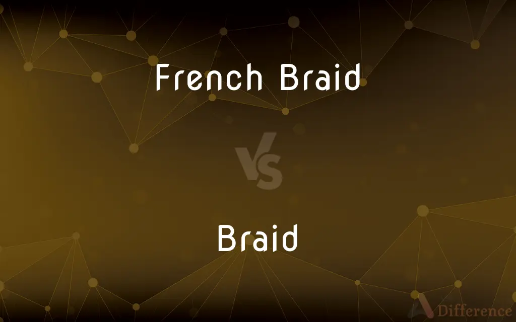 French Braid vs. Braid — What's the Difference?