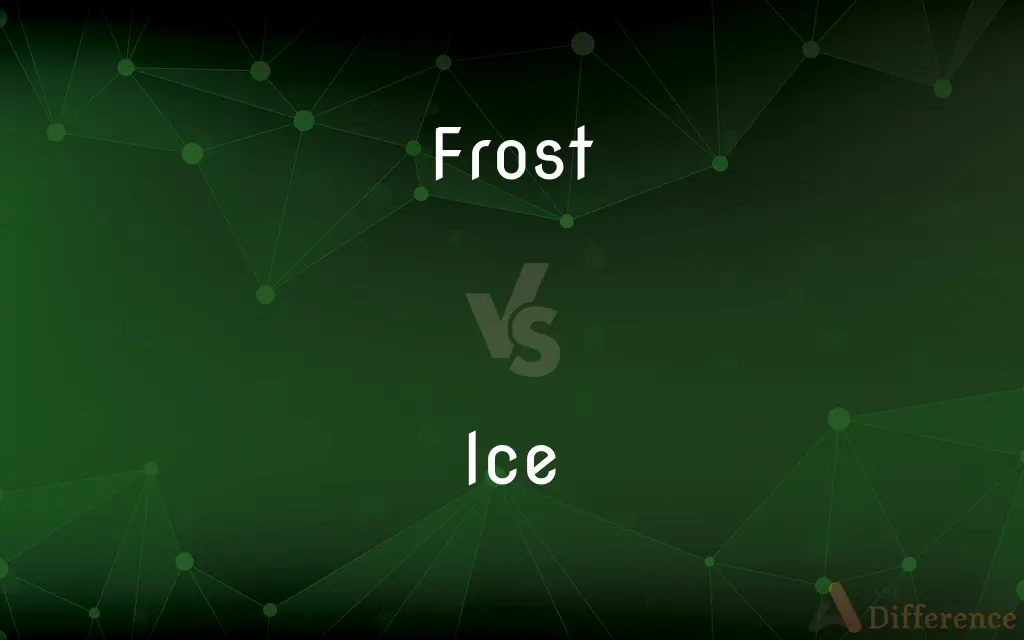 Frost vs. Ice — What's the Difference?